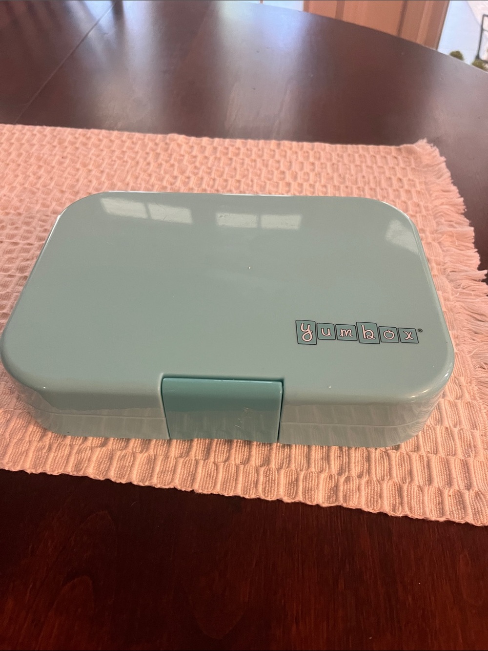 Aqua Blue Bento Lunch Box - Leakproof Kids Container